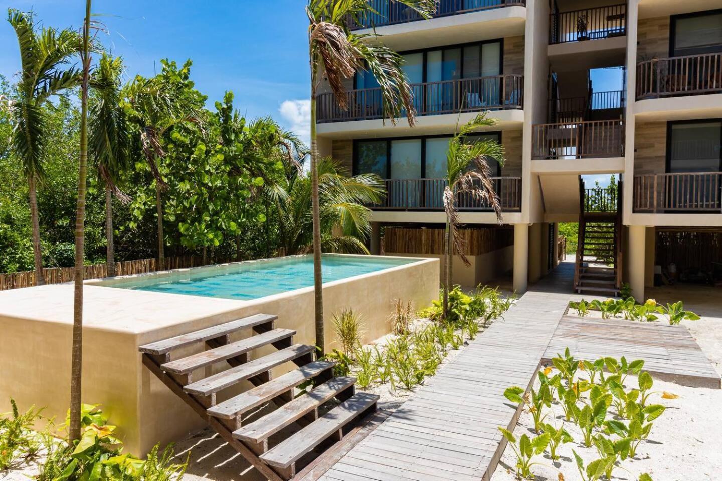 Beautiful Ocean View Penthouse With Private Pool -C301 Hotell Holbox  Eksteriør bilde